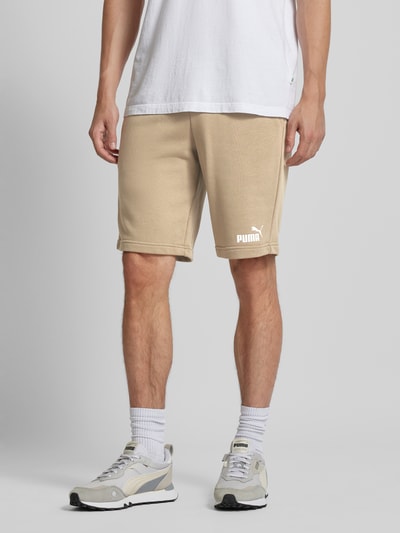 PUMA PERFORMANCE Sweatshorts mit elastischem Bund Beige 4