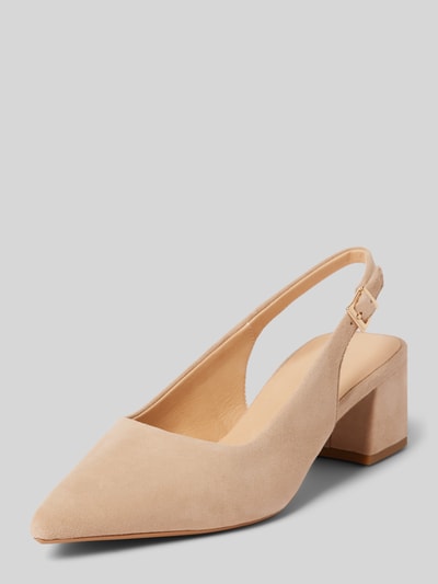 Vagabond Pumps mit Blockabsatz Modell 'Marta' Beige 1