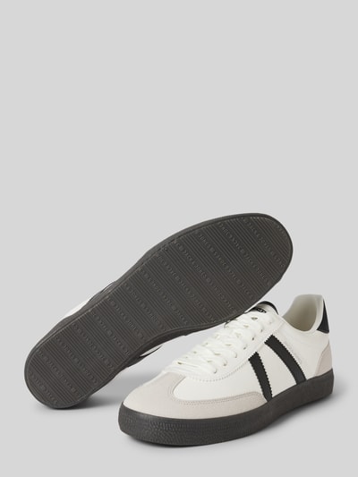 Jack & Jones Sneaker in Two-Tone-Machart Modell 'MAMBO' Weiss 4