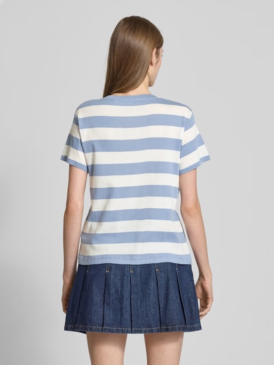 Pepe Jeans T-shirt z wyhaftowanym motywem model ‘JINX’ Niebieski 5