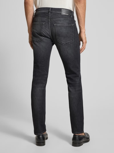 Pierre Cardin Tapered Fit Jeans im Used-Look Modell 'Lyon' Dunkelgrau 5