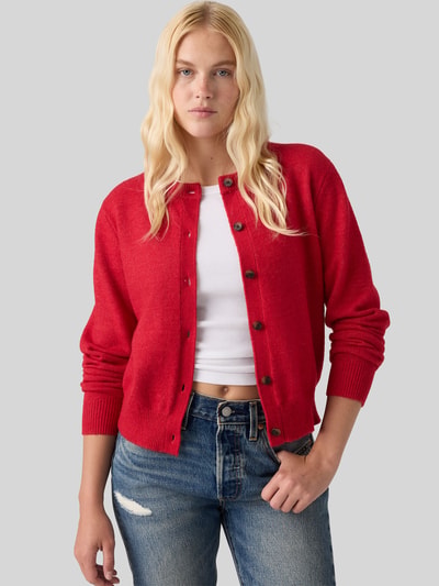 Levi's® Regular Fit Strickjacke mit Woll-Anteil Modell 'CLAIRE' Rot 1