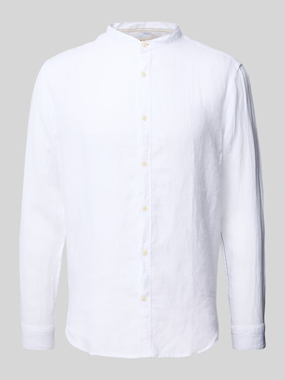 FIL NOIR Regular fit zakelijk overhemd met opstaande kraag, model 'ANCONA' Wit - 2