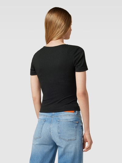 Guess T-shirt met sierknopen, model 'EDNA' Zwart - 5