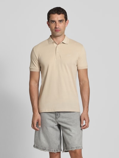 BOSS Green Regular Fit Poloshirt mit Label-Stitching Modell 'PADDY' Sand 4