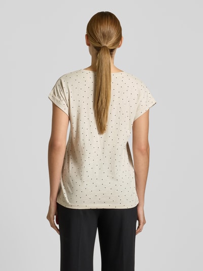 FREE/QUENT T-shirt met borstzak model 'Viva' Zand - 5