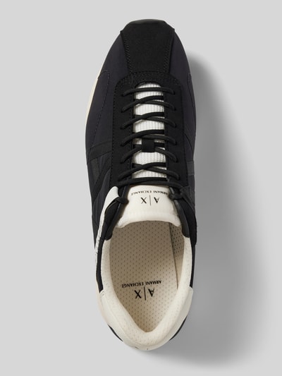 ARMANI EXCHANGE Sneakersy z detalem z logo Biały 4