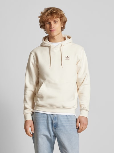 adidas Originals Bluza z kapturem z wyhaftowanym logo Złamany biały 4