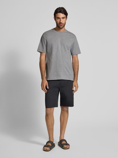 Marc O'Polo Relaxed Fit T-Shirt aus reiner Baumwolle Hellgrau Melange 1
