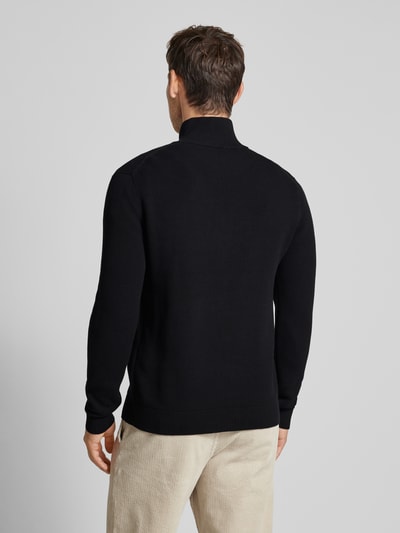 SELECTED HOMME Gebreide pullover met ribboorden, model 'DANE' Zwart - 5