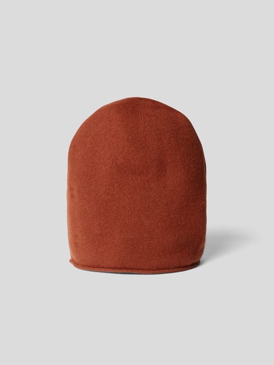 Extreme Cashmere Beanie mit Brand-Detail Dunkel Orange 5