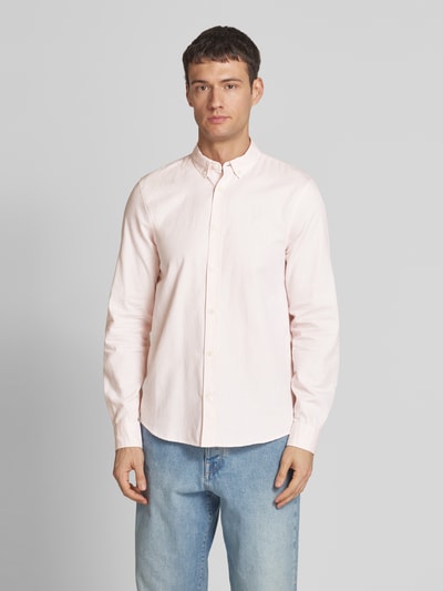 Armedangels Regular Fit Freizeithemd mit Button-Down-Kragen Modell 'QUAASA' Rosa 4