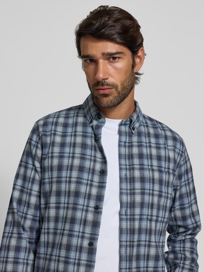 Matinique Slim Fit Freizeithemd mit Button-Down-Kragen Modell 'trostol' Marine 3