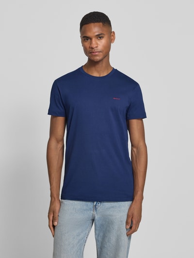 GANT T-Shirt mit Label-Detail Marine 4