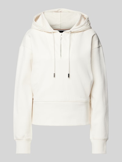 BOSS Hoodie mit überschnittenen Schultern Modell 'Emrey' Offwhite 2