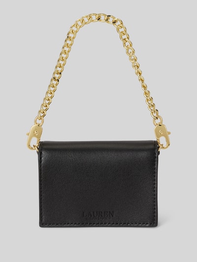 Lauren Ralph Lauren Portemonnee van echt leer met afneembare draagketting Zwart - 4