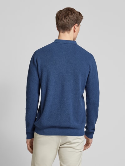 Barbour Strickpullover mit Polokragen Bleu 5