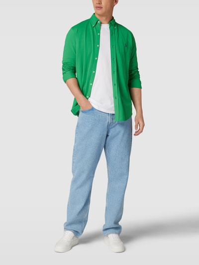 Polo Ralph Lauren Vrijetijdsoverhemd met labelstitching Groen - 1