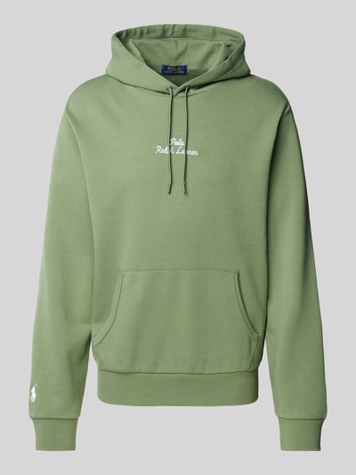 Polo Ralph Lauren Hoodie met logostitching Olijfgroen - 1