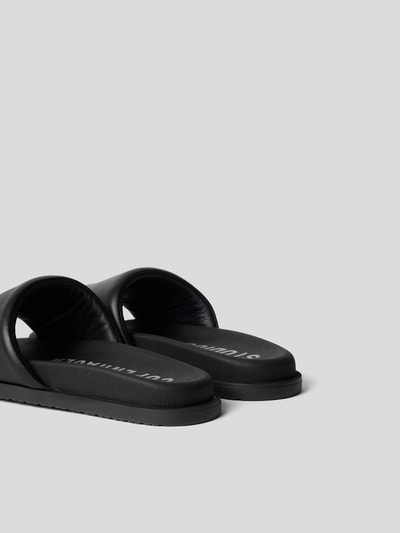 Copenhagen Slides mit Label-Details Black 3