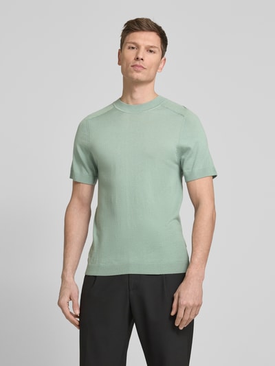 SELECTED HOMME T-shirt van pure wol Lichtgroen - 4