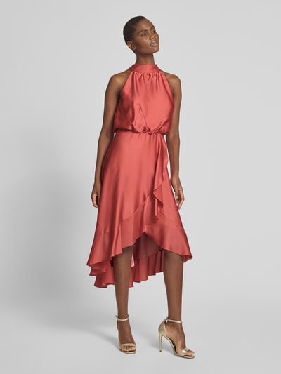 Swing Cocktailkleid mit Neckholder Altrosa 1