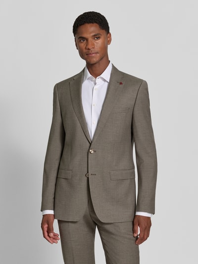 ROY ROBSON Slim Fit Anzug aus Viskose-Mix Taupe 4