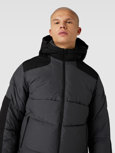 Jack & Jones Steppjacke in Two-Tone-Machart Modell 'COOTIS' Dunkelgrau 3