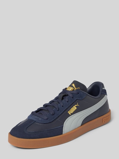 Puma Sneakers met labeldetails, model 'Puma Club II Era' Marineblauw - 1