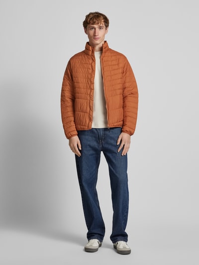 Jack & Jones Steppjacke mit Stehkragen Modell 'STATE' Orange 1