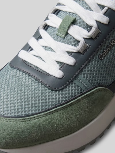 CK Calvin Klein sneakers met logo-applicatie Lichtgroen - 4