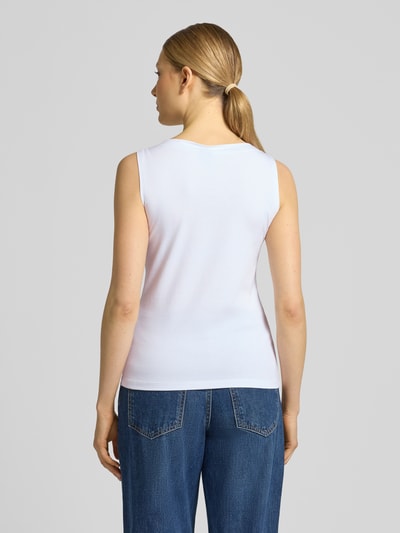 VERO MODA Slim Fit Top aus Baumwoll-Modal-Mix Modell 'PANDA' Weiss 5