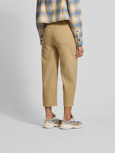 Closed Straight Fit Stoffhose aus Baumwoll-Mix Sand 5