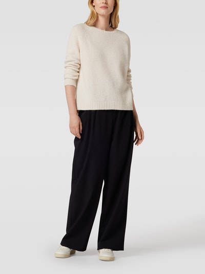 Weekend Max Mara Gebreide pullover met streepmotief, model 'GHIACCI' Ecru - 1