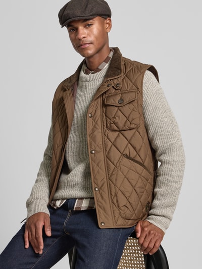 Barbour Regular Fit Strickpullover aus reiner Wolle  Hellgrau 3