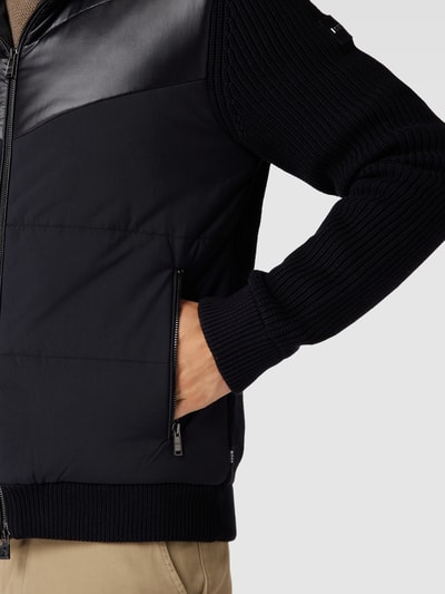 BOSS Strickjacke mit Kapuze Modell 'Merito' Black 3