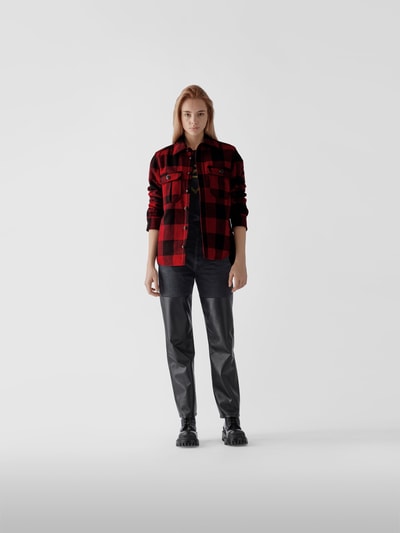 Zadig & Voltaire Hemdjacke mit Vichy-Karo Schwarz 1