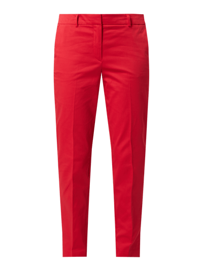 Montego Stoffhose in schmaler Passform mit Stretch-Anteil  Rot 2