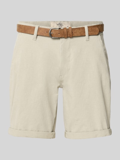 Redefined Rebel Bermudas mit Gürtel und Eingrifftaschen Modell 'NEBRASKA' Lind 2