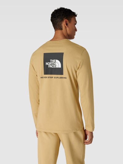 The North Face Longsleeve mit Label-Print Modell 'RED BOX' Beige 5