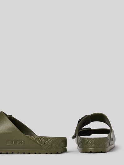Birkenstock Slides mit Dornschließe Modell 'Arizona' Oliv 2