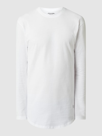 Jack & Jones Longsleeve aus Bio-Baumwolle Modell 'Noa' Weiss 2