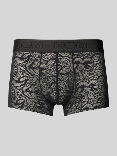 HOM Trunks mit elastischem Logo-Bund Black 1