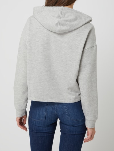 Only Hoodie van katoenmix, model 'Dreamer' Lichtgrijs gemêleerd - 5