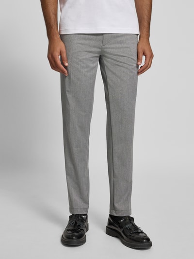 BOSS Regular Fit Chino aus mit Viskose-Anteil Modell 'KANE1' Hellgrau 4