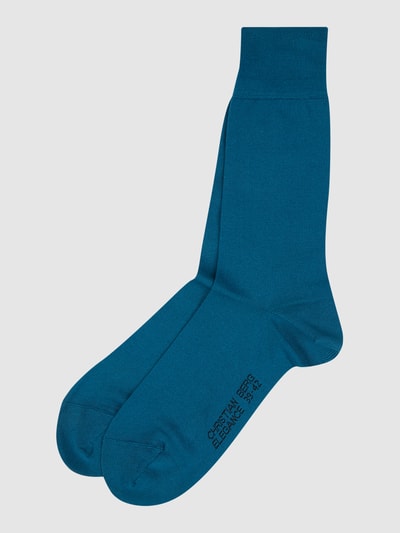 Christian Berg Men Socken aus Baumwollmischung im 2er-Pack  Smaragd 1