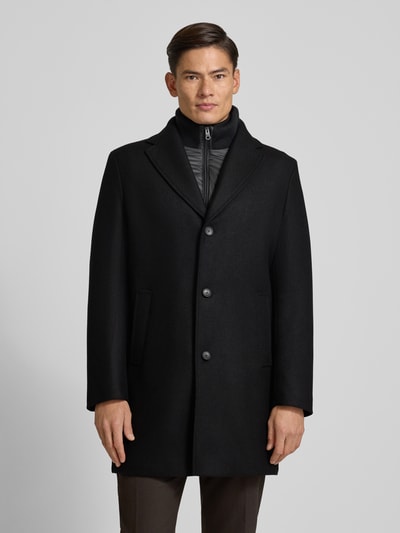 Cinque Lange jas met ritssluiting, model 'SCOTT' Zwart - 4