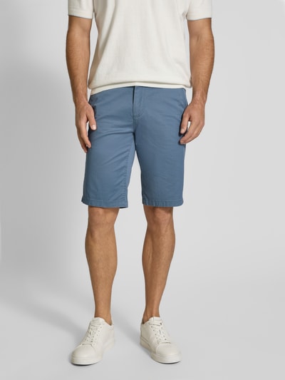 Tom Tailor Slim Fit Bermudas aus Baumwoll-Mix Blau 4