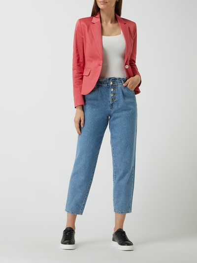 More & More Blazer met stretch  Rood - 1