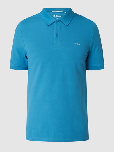 s.Oliver RED LABEL Regular Fit Poloshirt aus Piqué  Aqua 2